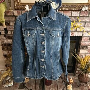 Y2K  A.M.I Denim Button Up Jean Jacket